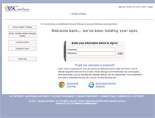Tablet Screenshot of aasconline.org